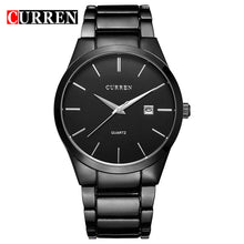 Curren Black steel Casual Business Wristwatch