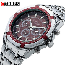 Luxury Men's Black Full Steel Casual Sport Watch