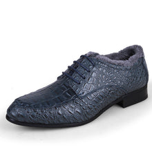 Genuine Leather Oxford Shoes For Business Men Crocodile Shoes