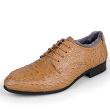 Genuine Leather Oxford Shoes For Business Men Crocodile Shoes