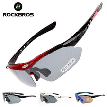Polarized Cycling Glasses 5 Lens Clear UV400 Proof Outdoor
