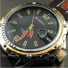 Curren Luxury brand quartz Watch Man Gold Casual Quartz Watch