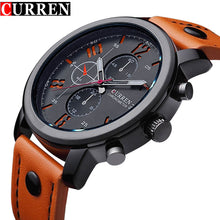 Men Casual Leather strap Business Wristwatch