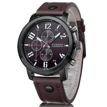 Men Casual Leather strap Business Wristwatch