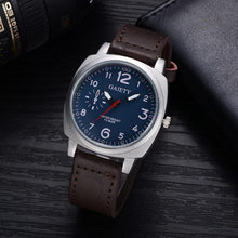 Watch Men Fashion Faux Leather Analog Quartz Wrist Watch