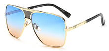 Peekaboo steampunk square sunglasses