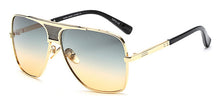 Peekaboo steampunk square sunglasses