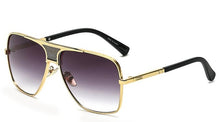 Peekaboo steampunk square sunglasses