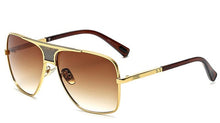 Peekaboo steampunk square sunglasses