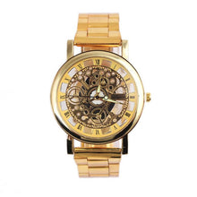 Fashion Men Steel Strip Mechanical Gear Watch