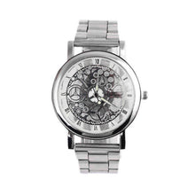 Fashion Men Steel Strip Mechanical Gear Watch