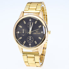 Mens Watches Diamond Dial Steel Analog Quartz Wrist Watch
