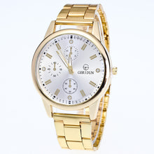 Mens Watches Diamond Dial Steel Analog Quartz Wrist Watch