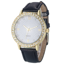 Women Diamond Analog Leather Quartz Wrist Watch