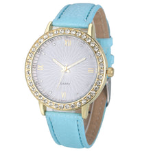 Women Diamond Analog Leather Quartz Wrist Watch