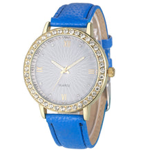 Women Diamond Analog Leather Quartz Wrist Watch