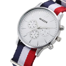 Luxury Fashion Canvas Mens Analog Wrist Watch