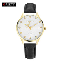 Women Fashion Leather Band Analog Quartz Round Wrist Watch Watches
