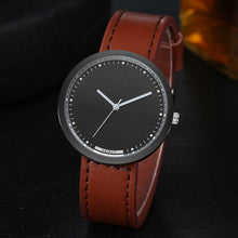 Fashion Men Leather Analog Quartz Sport Wrist Watch