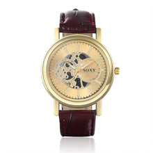 Sport Leather Military Analog-Quartz Wrist Watch