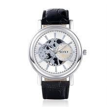 Sport Leather Military Analog-Quartz Wrist Watch