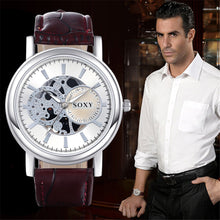 Sport Leather Military Analog-Quartz Wrist Watch