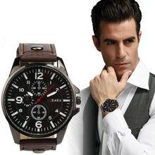 Mens Watches Luxury Leather Wristwatches
