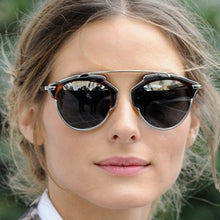 Classic Rose Gold Cat Eye Sunglasses