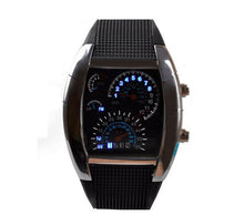Led Digital Watch Unique Men's Watch Rubber