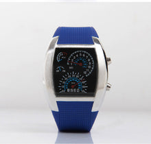 Led Digital Watch Unique Men's Watch Rubber