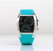 Led Digital Watch Unique Men's Watch Rubber