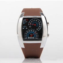 Led Digital Watch Unique Men's Watch Rubber