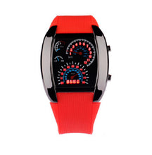 Led Digital Watch Unique Men's Watch Rubber
