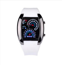 Led Digital Watch Unique Men's Watch Rubber