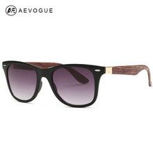Unisex Sunglasses Artificial Wood Grain Sun Glasses