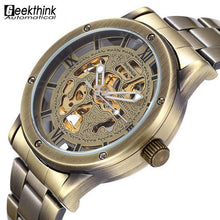 Vintage Bronze Men's Skeleton Watch